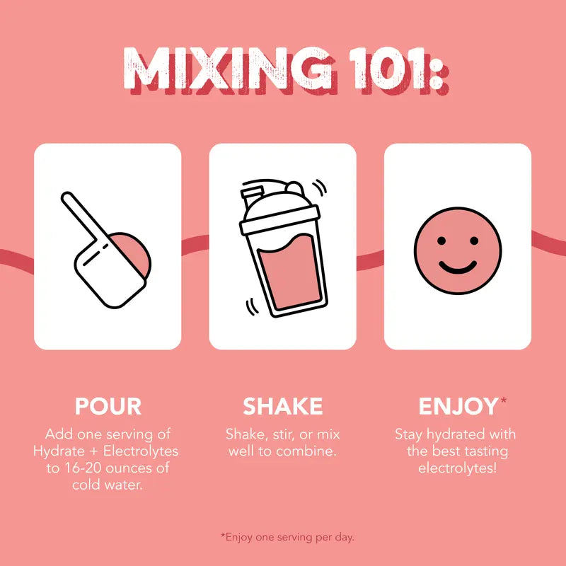 Hydrate + Electrolytes: Strawberry Watermelon