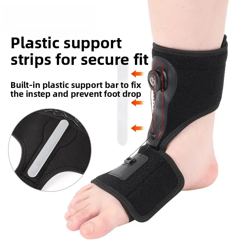 Sports Ankle Support and Foot Brace,Pair of Rotary Adjustable Ankle Orthosis for Foot Drop and Ankle Correction Foot Supports Ankle Stabilizer