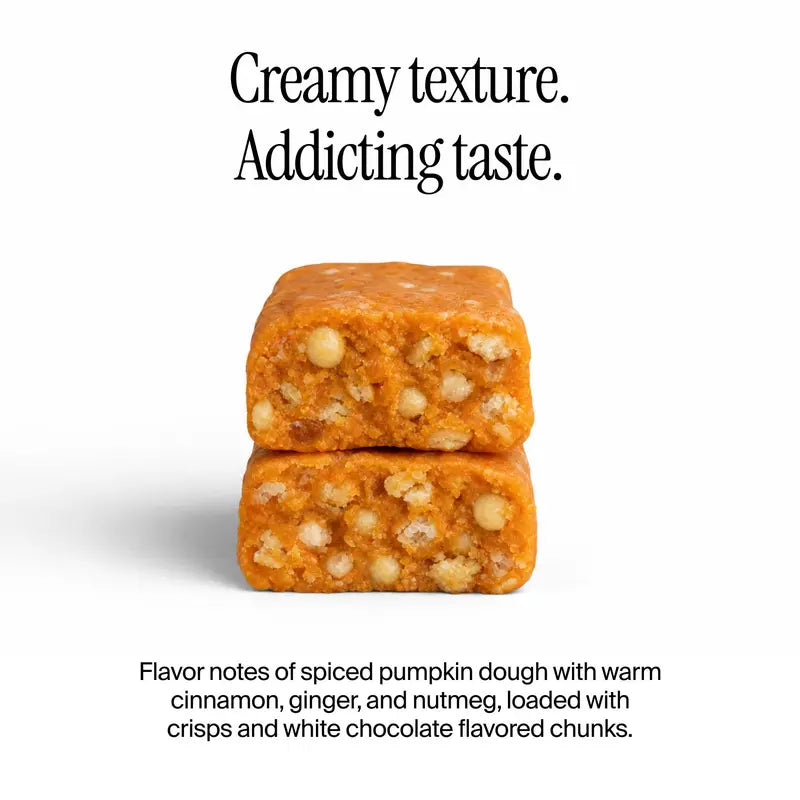 David Protein Pumpkin Spice Gold Bars | 28G Protein, 150 Calories, 0G Sugar | 12 Bars