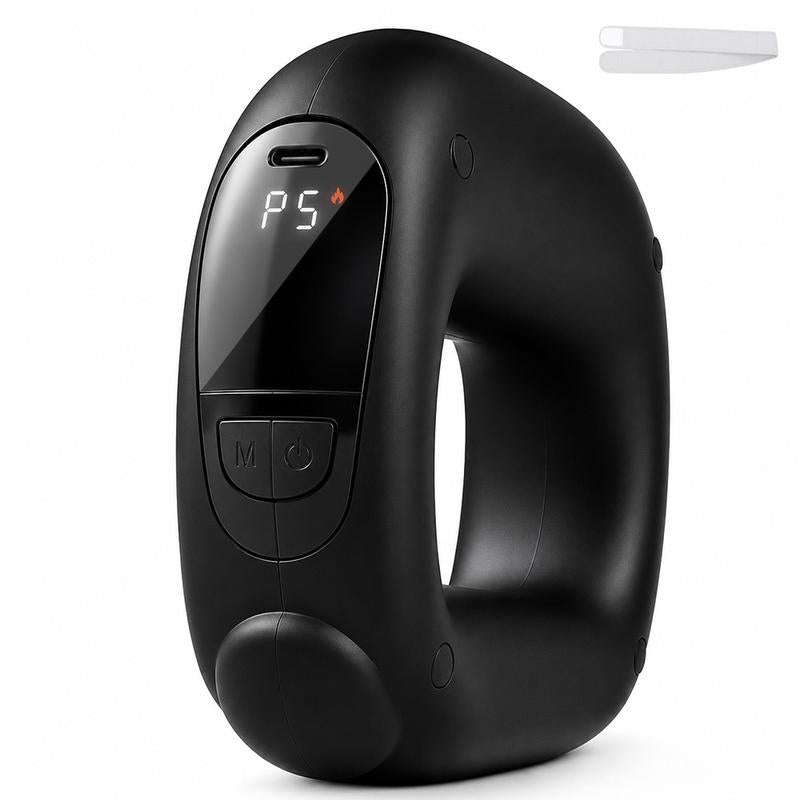 Turbo-Vibe Fascia Ring Compact Belt - Rechargeable Hands-Free Full Body Massage Device, 6 Speed Modes, Mini Size Ab Training Tool for Muscle Recovery & Deep Tissue Relief, Cool Gifts for Adults