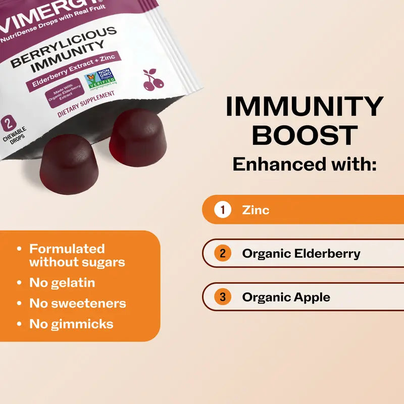 VIMERGY Berrylicious Immunity Nutridense Drop, 30 Drops