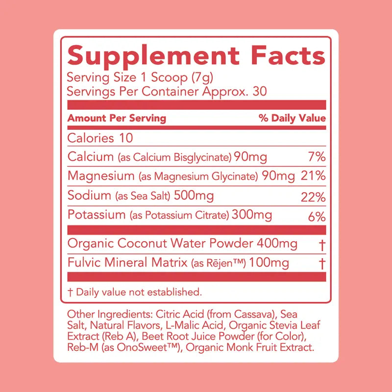 Hydrate + Electrolytes: Strawberry Watermelon