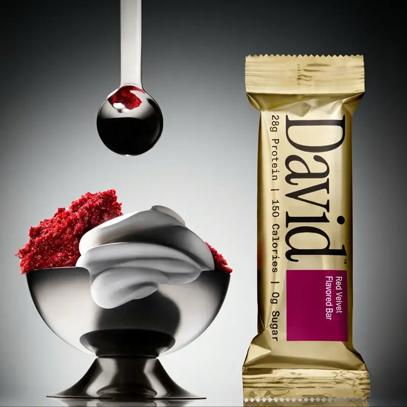 David Protein Gold Bars | 28G Protein, 150 Calories, 0G Sugar