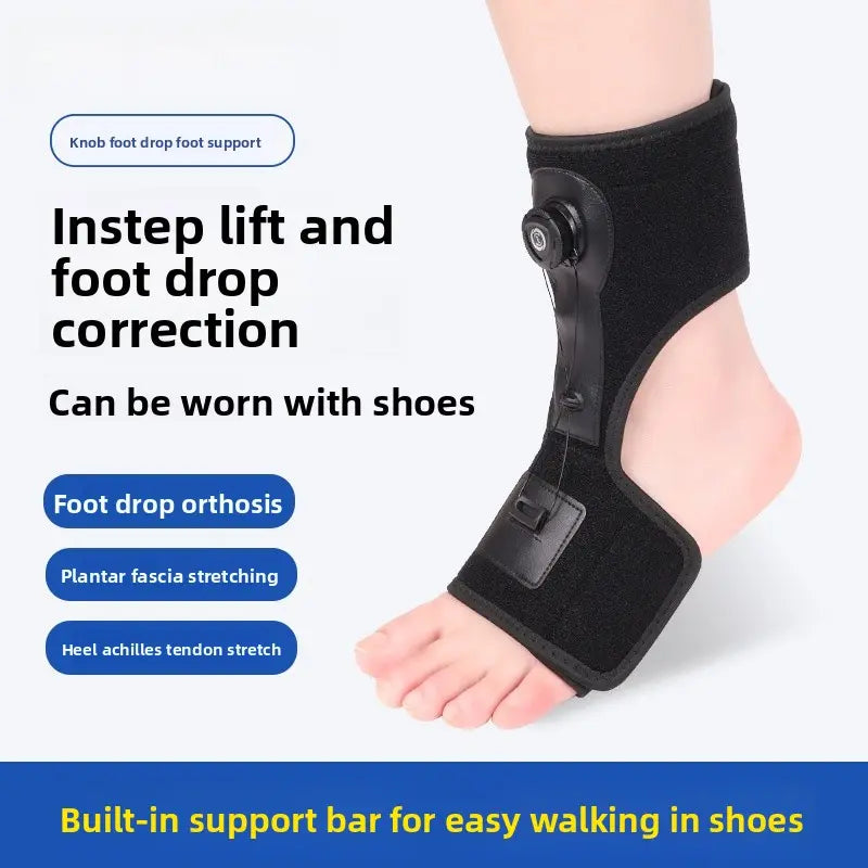 Sports Ankle Support and Foot Brace,Pair of Rotary Adjustable Ankle Orthosis for Foot Drop and Ankle Correction Foot Supports Ankle Stabilizer